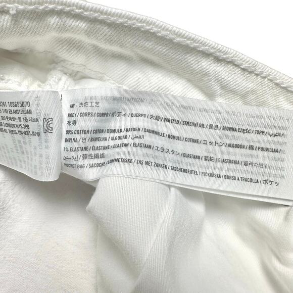 Abercrombie & Fitch White Jean Shorts - Picture 8 of 16